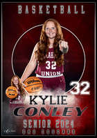 KYLIE CONLEY  BASKETBALL  28X40