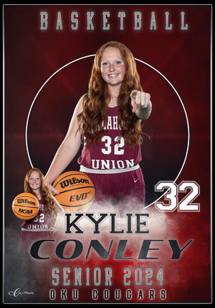 KYLIE CONLEY  BASKETBALL  28X40