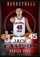 JACK CAMPOS BASKETBALL  28X40