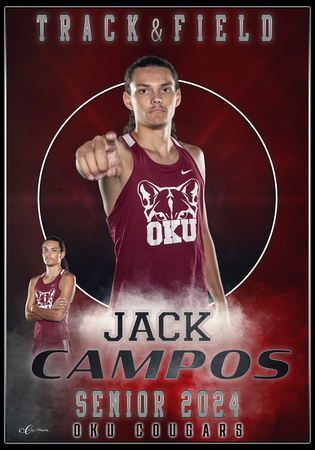 JACK CAMPOS TRACK AND FIELD 28X40