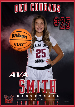 AVA SMITH BASKETBALL BANNER 28X40