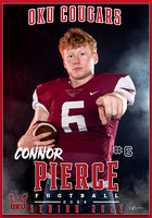 CONNOR PIERCE BANNER FOOTBALL 28X40