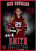 AVA SMITH VOLLEYBALL OKU BANNER 28X40